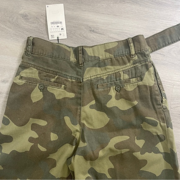 Zara High Waist Camo Cargo 8197/205 sz M *SOLD OUT* - Picture 6 of 7
